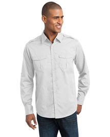 Port Authority S649 Men Stainresistant Roll Sleeve Twill Shirt