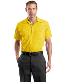 Cornerstone SP24 Men Short Sleeve Industrial Work Shirt at bigntallapparel
