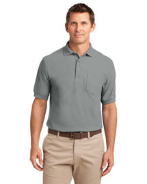 Port Authority TLK500P Men Tall Silk Touch? Polo With Pocket