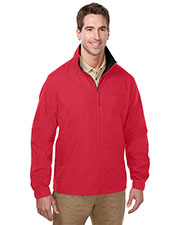 Tri-Mountain J5308 Men Lightweight Jacket Features A Windproof/Water Resistant Shell Of 65% Polyester/35% Cotton