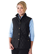 Tri-Mountain LB8221 Women 95% Polyester 5% Nylon Woven Poly-Filled Quilted W/R Jacket at bigntallapparel