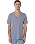 USA-Made Unisex Fine Jersey V-Neck Tee