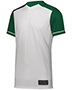 White/Dark Green