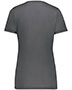 Womens Super Soft-Spun Poly V-Neck T-Shirt