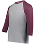 Grey Heather/Maroon Heather