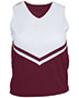 Maroon/White/White