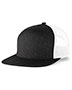 Heather 6-Panel Arch Trucker Snapback Cap