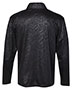 Line Embossed Quarter-Zip Long Sleeve T-Shirt