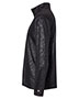 Line Embossed Quarter-Zip Long Sleeve T-Shirt