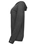 Womens Tri-Blend Surplice Long Sleeve Hooded T-Shirt