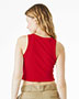 Womens Micro Rib Racer Tank