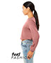Bella + Canvas 6501B  FWD Fashion Ladies Cropped Long-Sleeve T-Shirt