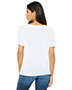 Bella 8815 Women Flowy Simple V-Neck T-Shirt