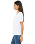 Bella 8815 Women Flowy Simple V-Neck T-Shirt