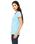 Bella B6005 Women Jersey Short-Sleeve V-Neck T-Shirt