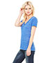 Bella B6035 Women Jersey Short-Sleeve Deep V-Neck T-Shirt