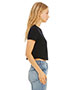 Ladies Flowy Cropped T-Shirt