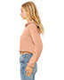 BELLA+CANVAS<sup> ®</sup> Womens Sponge Fleece Cropped Fleece Hoodie. BC7502