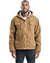 Men's Vintage Washed Sherpa-Lined Hooded Jacket