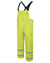 Hi-Visibility Flame-Resitant Rain Bib Overall - 13 oz.