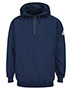 Pullover Hooded Fleece Sweatshirt Quarter-Zip - Long Sizes