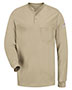 Long Sleeve Tagless Henley Shirt
