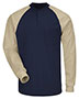 Long Sleeve Color-Block Tagless Henley Shirt