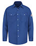 Snap-Front Uniform Shirt - EXCEL FR® Long Sizes