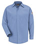 Concealed-Gripper Pocketless Work Shirt
