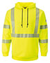 Hi-Visibility Pullover Hooded Fleece Sweatshirt - Long Sizes