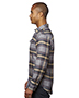 Burnside B8219  Mens Snap-Front Flannel Shirt