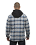 Burnside B8620  Mens Hooded Flannel Jacket