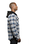 Burnside B8620  Mens Hooded Flannel Jacket