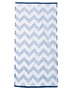 Chevron Velour Beach Towel