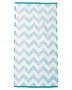 Chevron Velour Beach Towel