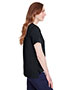 CrownLux Performance® Ladies' Plaited Rolled-Sleeve Top