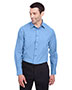 Men's Crown Collection® Stretch Pinpoint Chambray Woven Shirt