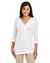 Ladies Perfect Fit™ Y-Placket Convertible Sleeve Knit Top