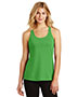 <b>DISCONTINUED</b> District Made<sup>®</sup> Ladies 60/40 Gathered Racerback Tank. DM420