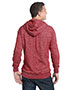 District Threads DT192 Men Marled Full-Zip Hoodie