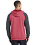 District<sup>®</sup> Young Mens Lightweight Fleece Raglan Hoodie.  DT196