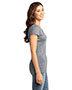 District Threads DT261 Women Microburn V-Neck Cap Sleeve Tee