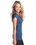 District Threads DT270 Women Textured Girly Crew Tee
