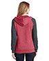 District<sup>®</sup> Womens Lightweight Fleece Raglan Hoodie.  DT296