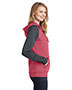 District<sup>®</sup> Womens Lightweight Fleece Raglan Hoodie.  DT296