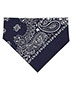 Navy Paisley