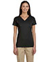 Ladies 4.4 oz., 100% Organic Cotton Short-Sleeve V-Neck T-Shirt