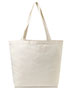 Aware™ Recycled Cotton Shopper Tote Bag With Interior Zip Pocket