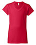 Gildan Softstyle<sup>®</sup> Ladies Fit V-Neck T-Shirt. 64V00L