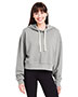 Ladies' Vintage Oversized Cropped Hooded Sweatshirt